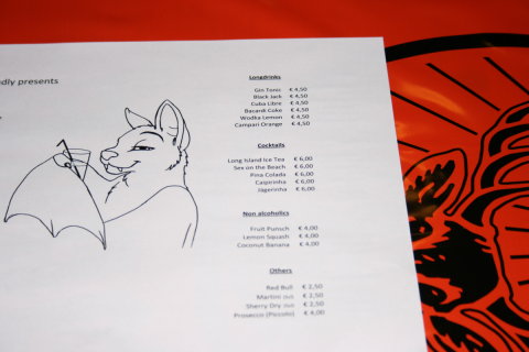 The Hairless menu