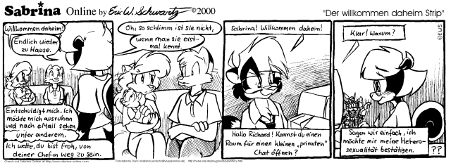 Der wilkommen daheim Strip