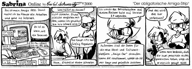 Der obligatorische Amiga- Strip